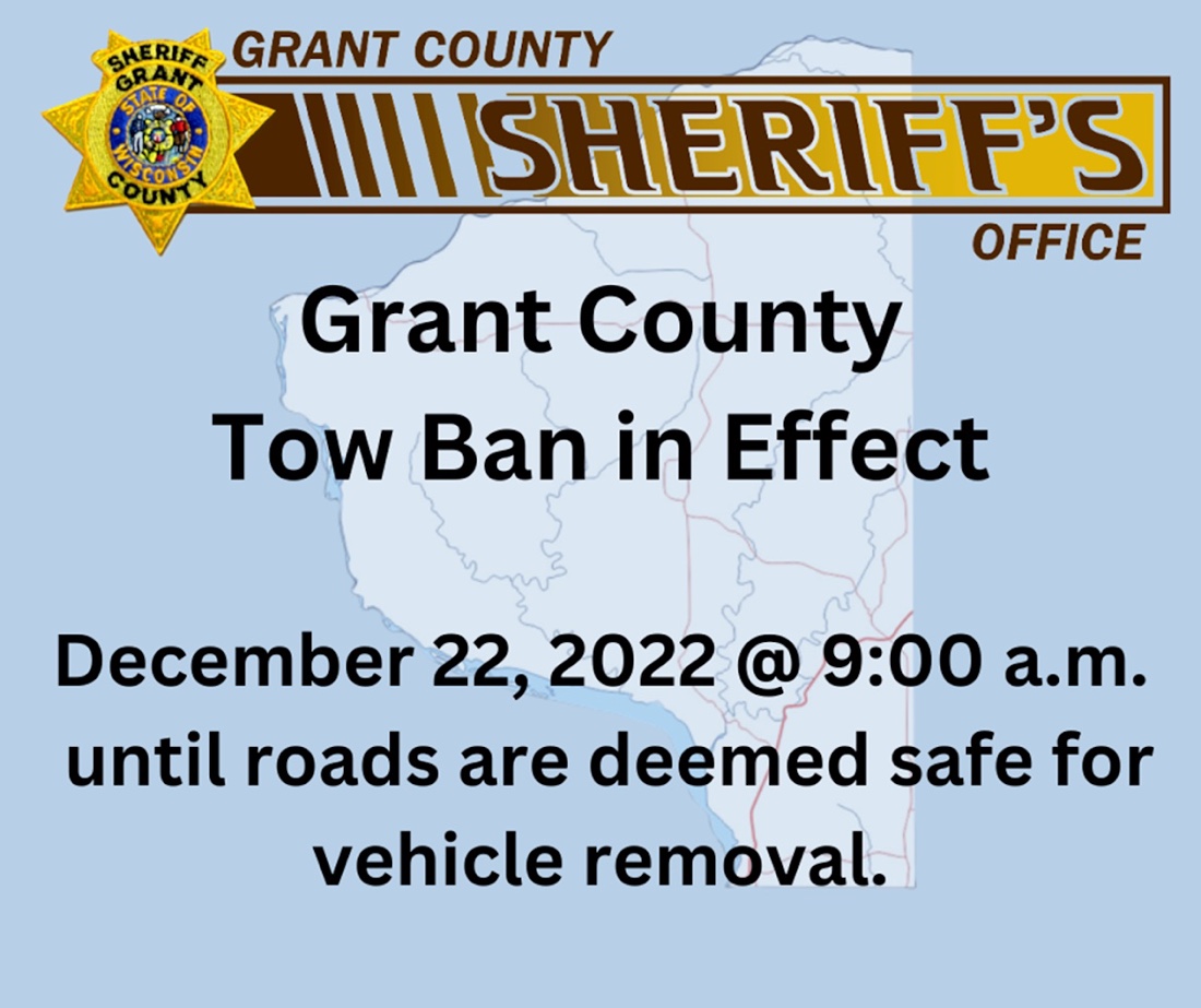 Grant County Wisconsin Tow Ban In Effect Dubuque In Pursuit News