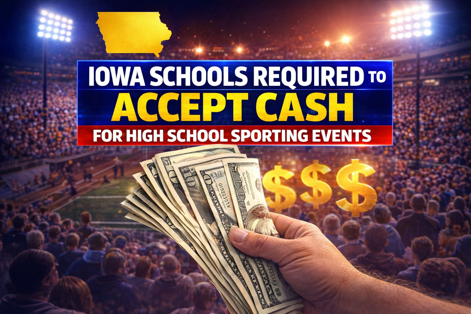 Iowa Bill Mandates Cash Payments at School Sporting Events – Dubuque In ...